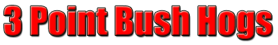 3 point bush hogs